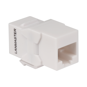 Повторитель портов RJ45, неэкранированный, кат.6A, формата Keystone, белый